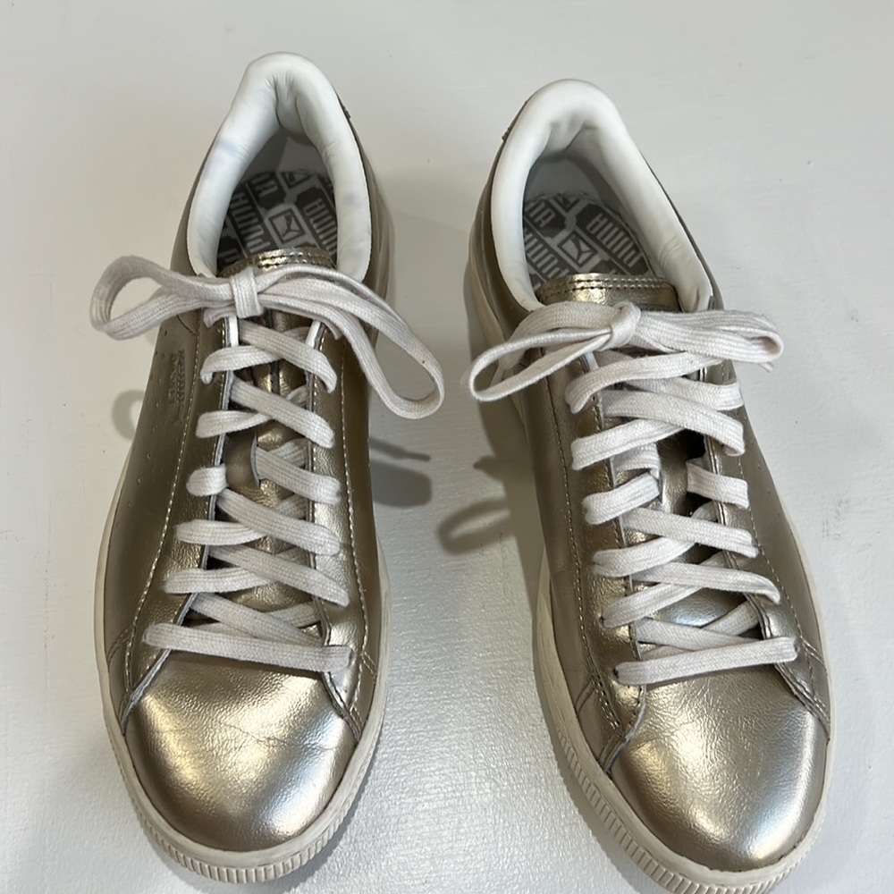 Puma Basket Classic Citi Metallic Low-Top Sneakers